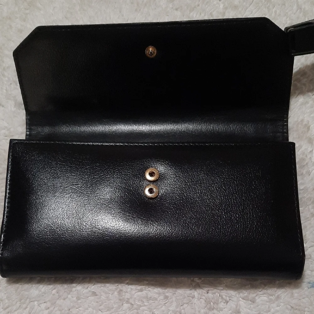 Brahmin Black Leather Wallet - Picture 4 of 10